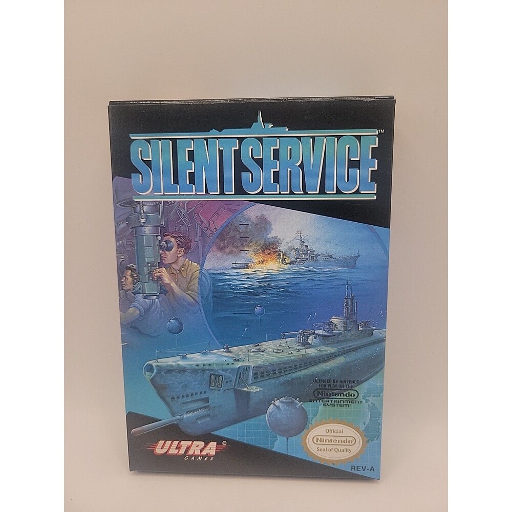 Silent Service for Nintendo NES CIB 1989 (New,Other)Complete in Box with Manual